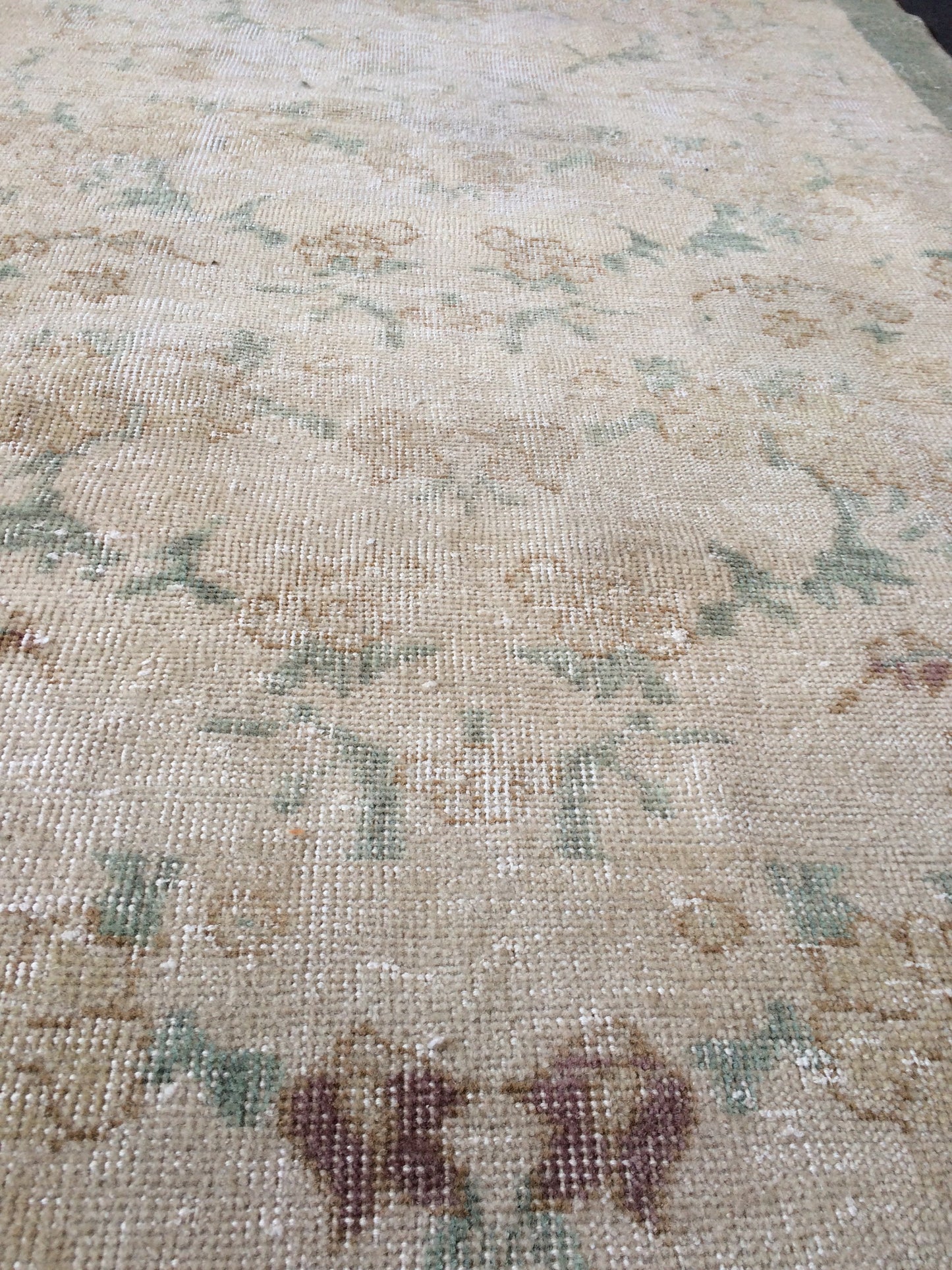 OUSHAK RUG TURKISH Oushak Rug Vintage Oushak Runner Rug Vintage Runner Rug Muted Wool Oushak Rug Hand Made Rugs