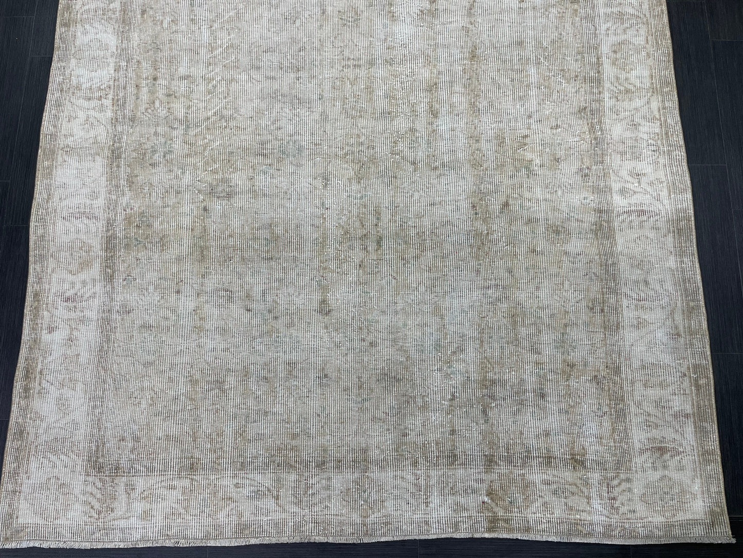 Large Vintage Muted RUG TURKISH Rug 5.7 x 9.2 Vintage Persian Rug Vintage Oriental Rug Wool Distressed Rug Handmade Rugs Vintage Turkish Rug