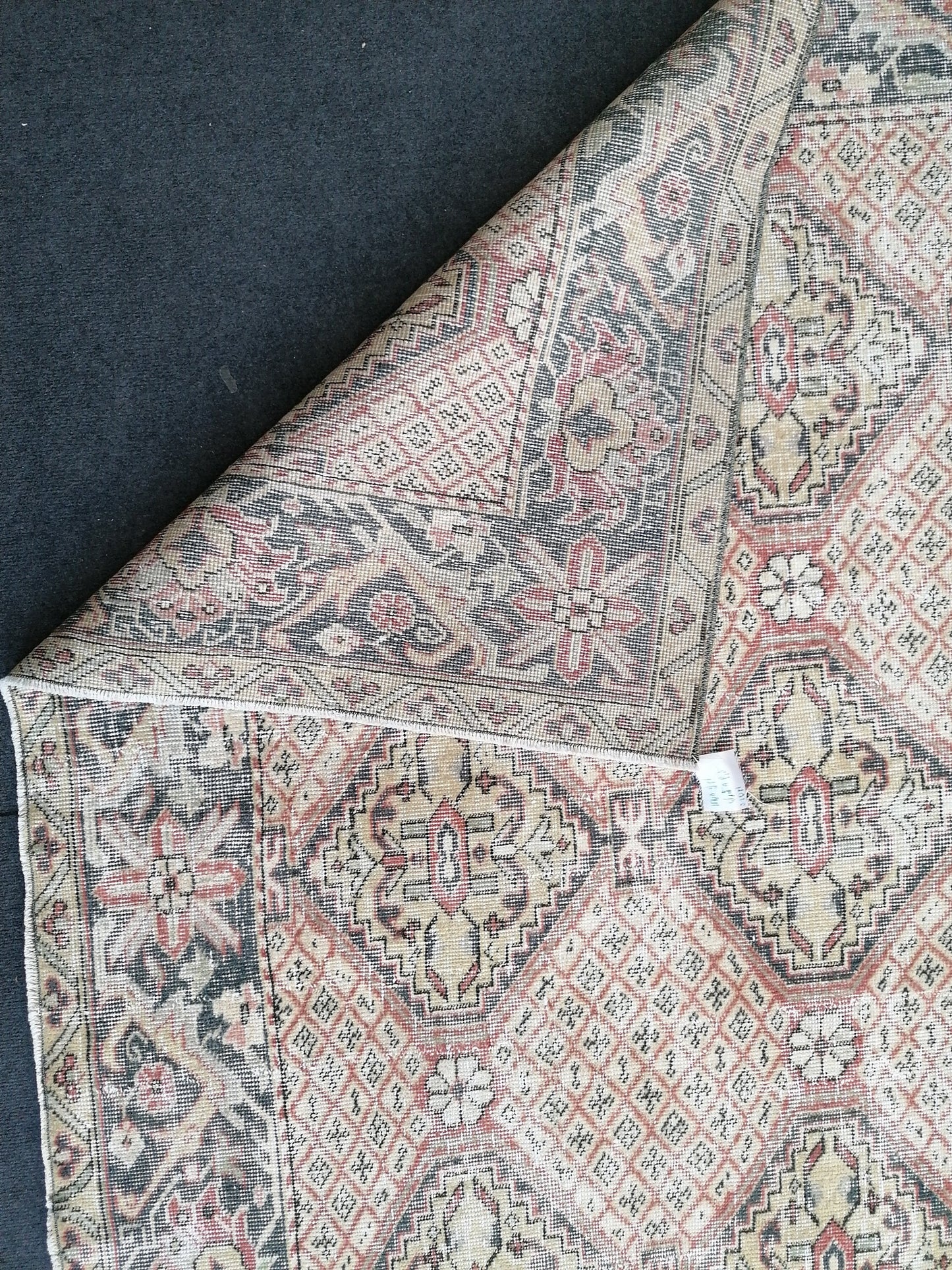 6.2 x 9.2 Large vintage rug turkish handmade rug traditional rug,  vintage oushak rug, wool rug