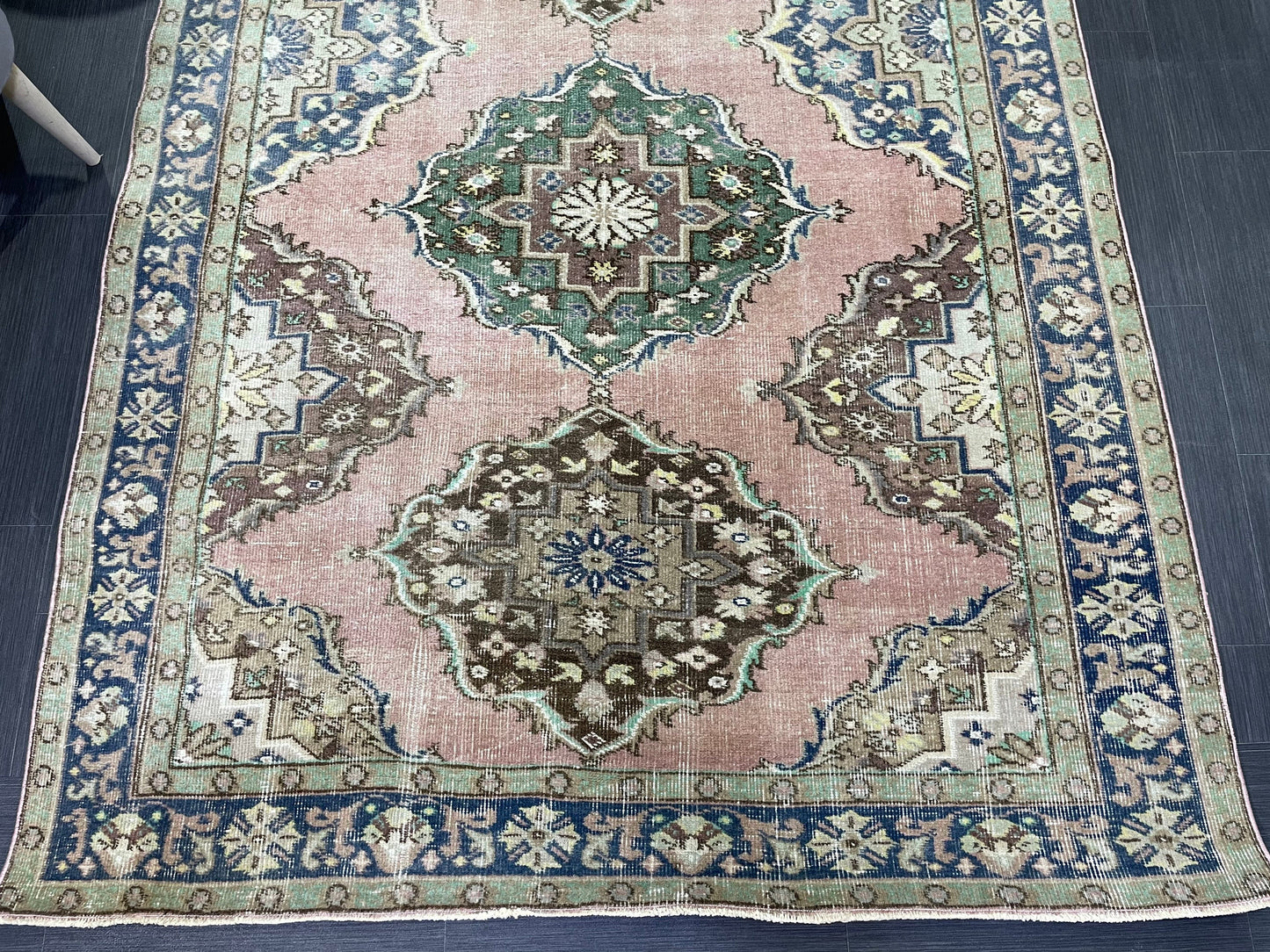 Vintage Runner Rug, Hand Knotted Runner 5 x 11.4 Rug, Turkish Runner Rug, Vintage Runner Rug, Hallway Runner Rug,Quality Kitchen Runner