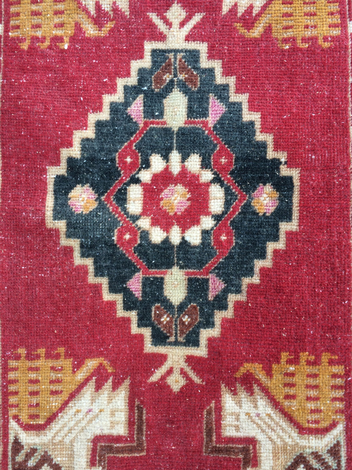 Mini Rug SMALL AREA TURKISH Rug , bohemian rug, hand made rug,oushak rug Vintage Rug