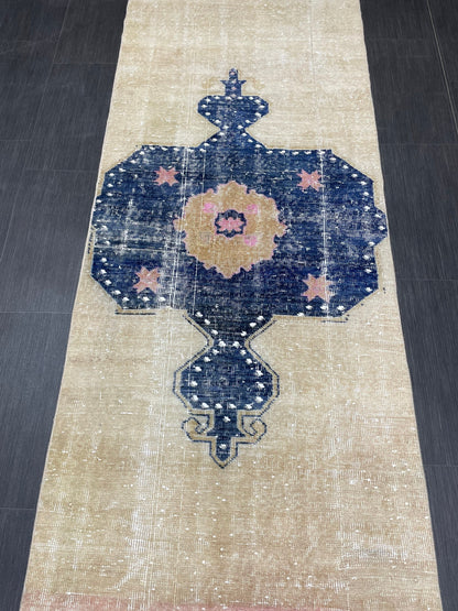 XL Wool Handmade Runner Rug 2.9 x 16.6 TURKISH Runner Rug Vintage Runner Rug Extra Long Runner Rug Staircase Runner rug Hand Knotted Runner