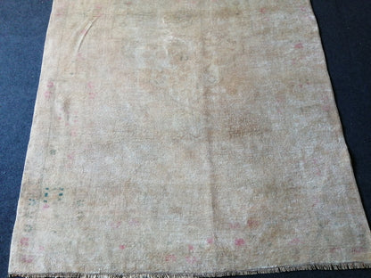 7.5 x 4.3 Muted Rugs, Hand Made Rug, Oushak Rug, Rustic Rug, Bohemian Rug, Rug Runner, Turkish Rug, Farmhouse Rug, Vintage Rug, Wool rug