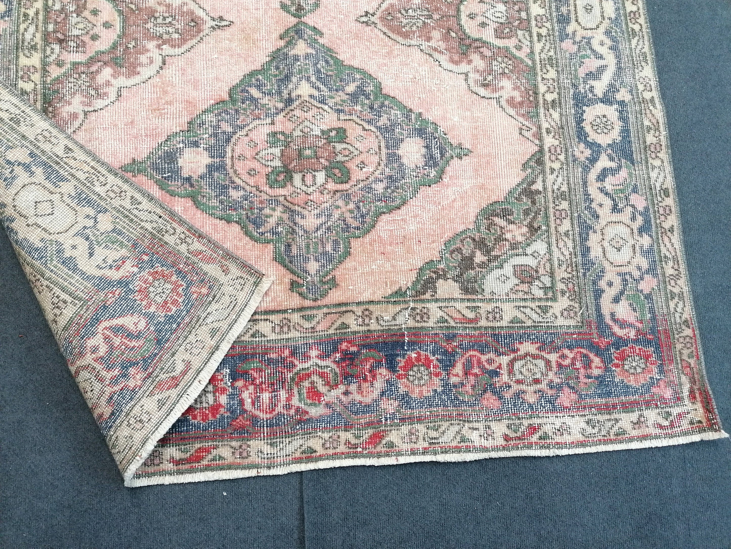 Vıntage runner rug, turkısh runner, anatolian runner 11x4'8 feet, hand made runner rug