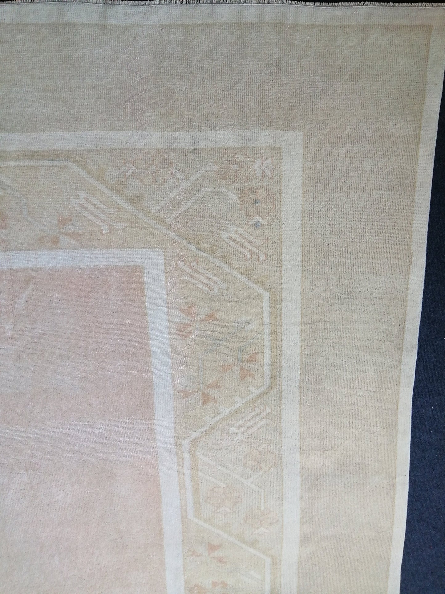 Soft Colors Turkish Rug Muted Oushak Rug 6.3 x 9.3 Rug Muted Wool Oushak Rug, Oushak Runner Rug, Faded Hand Made Rug  Oriental Rug