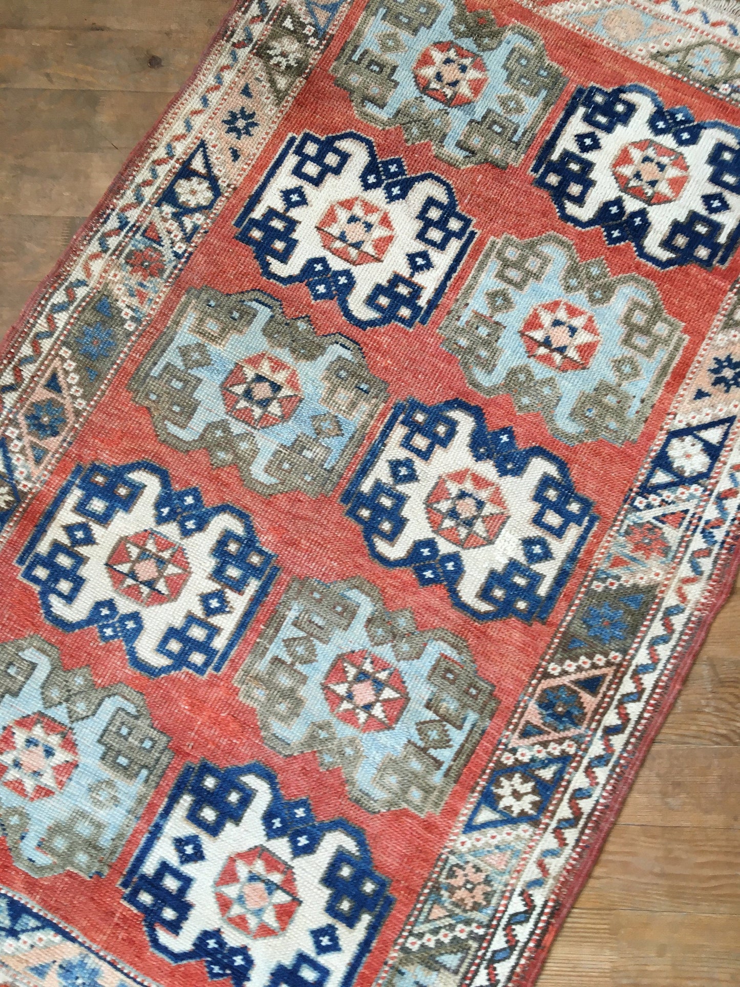 3x5 feet oushak wool rug, vintage handmade floor rug, turkish rug,kitchen rug, bohemian rug, red faded dining area rug, natural bedroom rugs