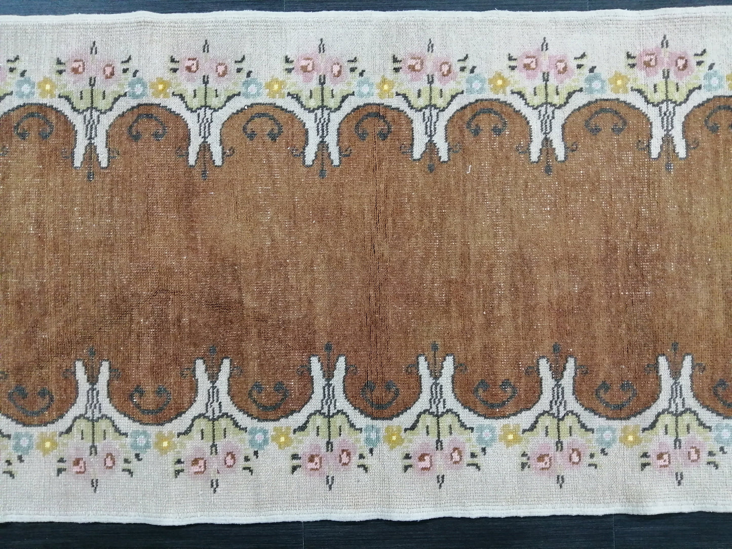 Oushak Runner Rug 2.6 x 10.5 Turkish Runner Rug Vintage Runner Rug Hallway Runner Rug Kitchen Runner Rug Antique Runner Oriental Runner Rug