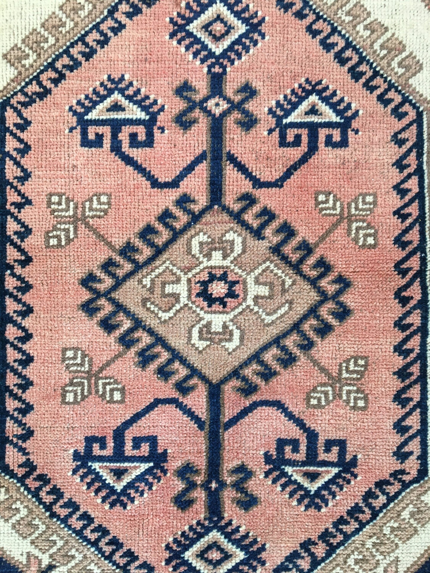 2x4 feet muted vintage middle rug, handmade etnique kitchen area rug, turkish  mini runner rug,oushak blue bedroom rug, kids wool small rugs