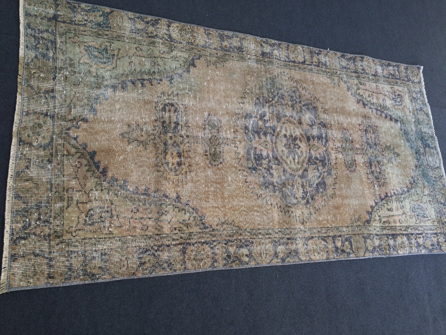 Vintage  Rug Turkish  Rug, Bohemian Rug, Oushak Rug, Living Room Rug, Oushak  Rugs, Hand Made Rug,  Earth Tones  Rug, eclectic rug,