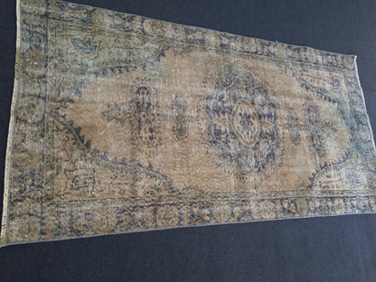 Vintage  Rug Turkish  Rug, Bohemian Rug, Oushak Rug, Living Room Rug, Oushak  Rugs, Hand Made Rug,  Earth Tones  Rug, eclectic rug,