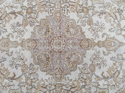 Neutral oushak wool rug 8,4x5,2 muted hand made rug, oushak rug, rustic rug, turkish rug, farmhouse rug, vintage rug