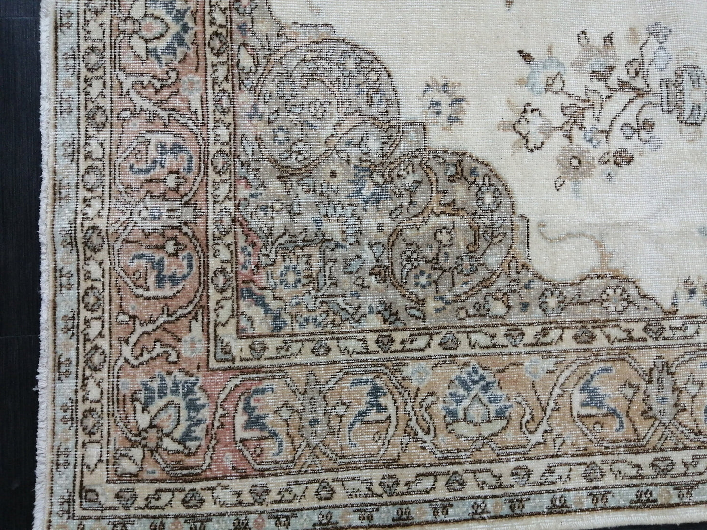 Vintage Rugs TURKISH HAND MADE Rugs   Vintage Turkish Rugs   Orienta Rug 7 x 10.4 Traditional Rug,  Vintage Persian Rug, Wool Rug