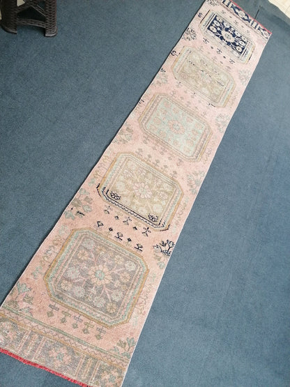 11'x2'3 turkish runner rug,runner rug, kitchen runner rug,hallway runner rug