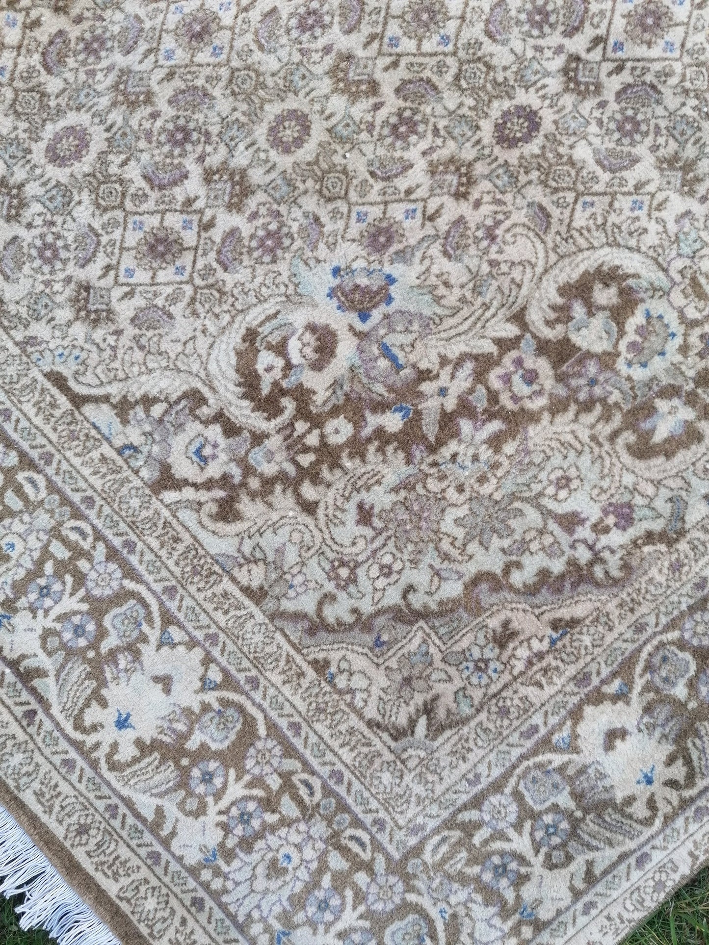 5.5 x 7.3 knotted rug - handmade living room rug, vintage wool rug, Persian rug