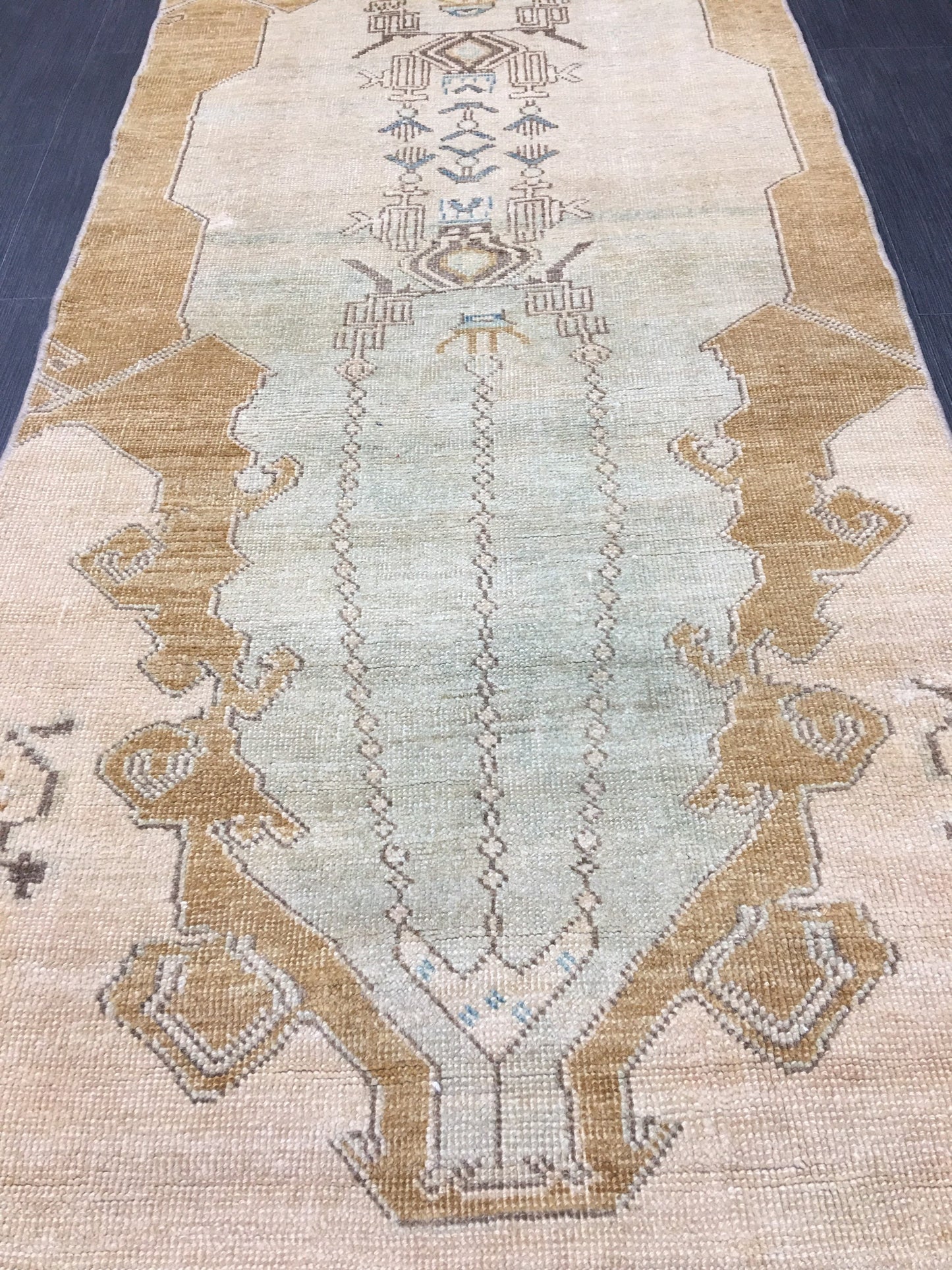 XL Wool Handmade Runner Rug 2.6 x 14 Long TURKISH Runner Rug Vintage Runner Rug Oriental Runner Rug Staircase Runner rug Hand Knotted Runner