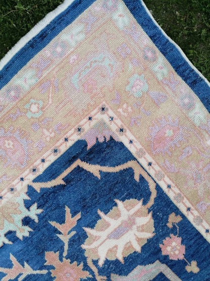 7 x 10.8 Large turkish oushak rug - new oushak rug, large living room rug, hand knotted rug