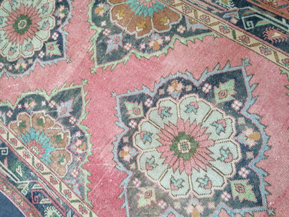 11.6 x 4.7 Oushak Runner Rug Turkish Runner Rug Vintage Runner Rug Hallway Runner Rug Kitchen Runner Rug Wool Runner Rug Wool Oushak Rug