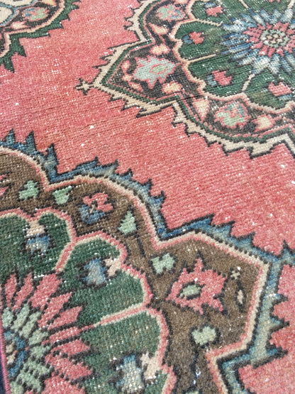 12.3 x 3 Oushak Runner Rug Turkish Runner Rug Vintage Runner Rug Hallway Runner Rug Kitchen Runner Rug Wool Runner Rug Wool Oushak Rug