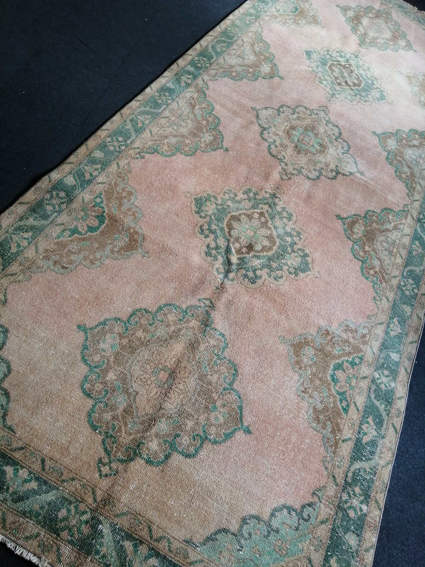 Oushak Runner 5 x 12.5 Rug Turkish Runner Rug Vintage Runner Rug Hallway Runner Rug Kitchen Runner Rug Wool Runner Rug Wool Oushak Rug