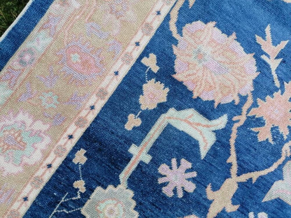 7 x 10.8 Large turkish oushak rug - new oushak rug, large living room rug, hand knotted rug