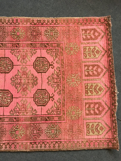 2.4x3.5 feet handmade bohemian turkish small rug, vintage bedroom small rug, living room rug