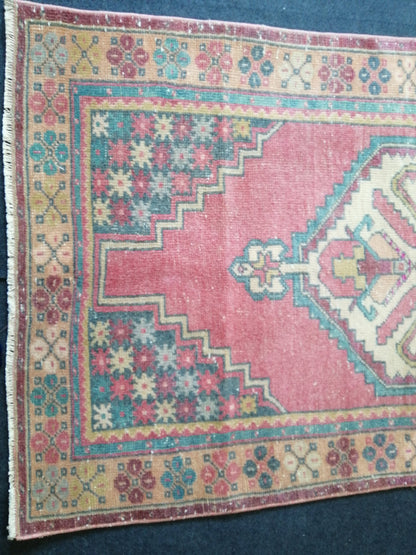 6.2 x 3.5 Rugs, Hand Made Rug, Oushak Rug, Rustic Rug, Boho Rug, Oriental Rug Runner, Turkish Rug, Farmhouse Rug, Vintage Rug, Wool rug