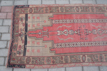 Rug, Eclectic Rug, Turkish Rugs, Oushak Rug,Bohemian Rug, Rug Runner, Rugs Runner, Turkish Rug , Farmhouse Rug, Vintage Rug, Hand Made Rug