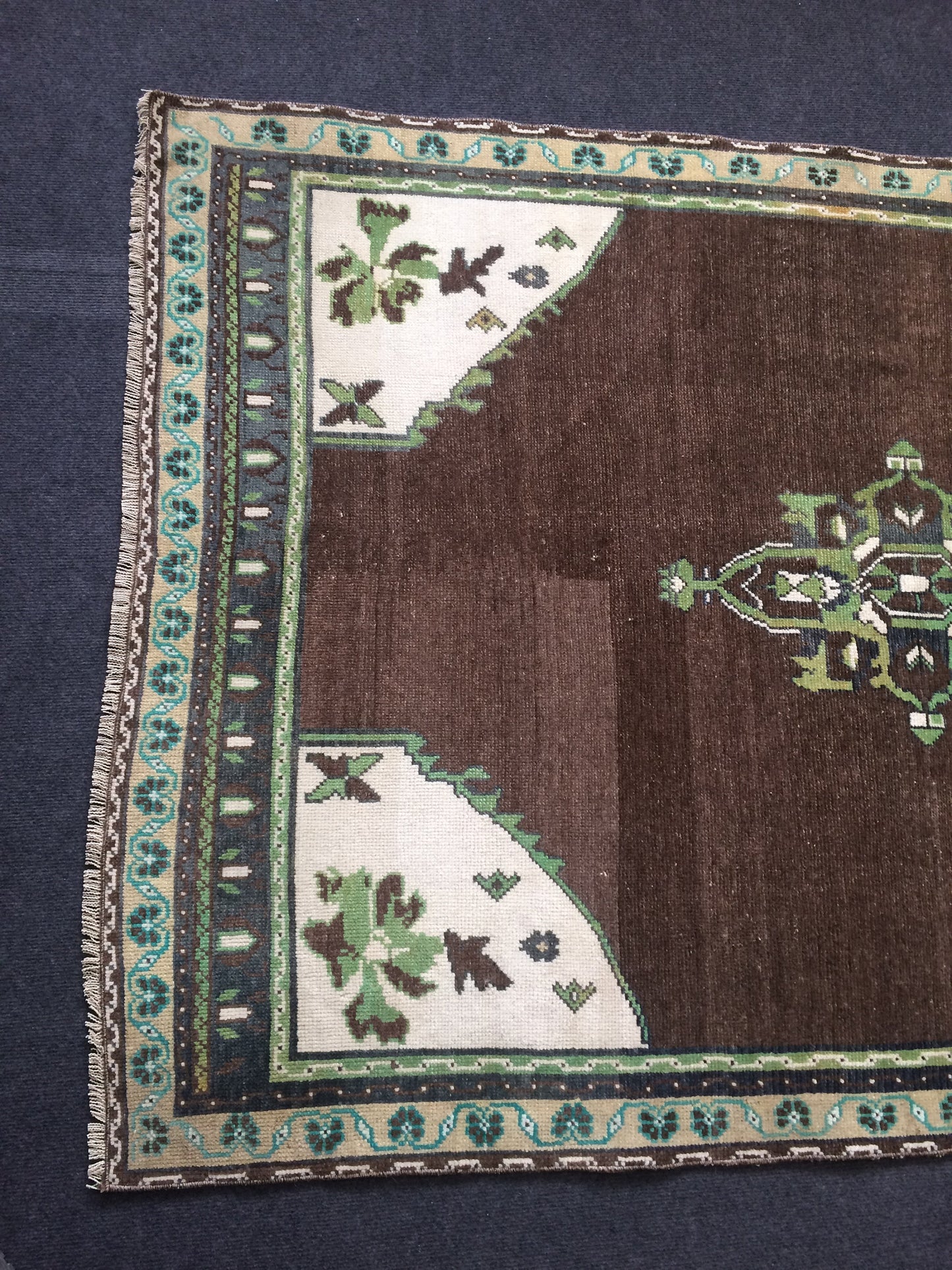 6 x 4 OUSHAK RUG TURKISH Oushak Rug Vintage Rug Oushak Runner Rug Vintage Runner Rug Wool Oushak Rug Hand Made Rugs Vintage Turkish Rug