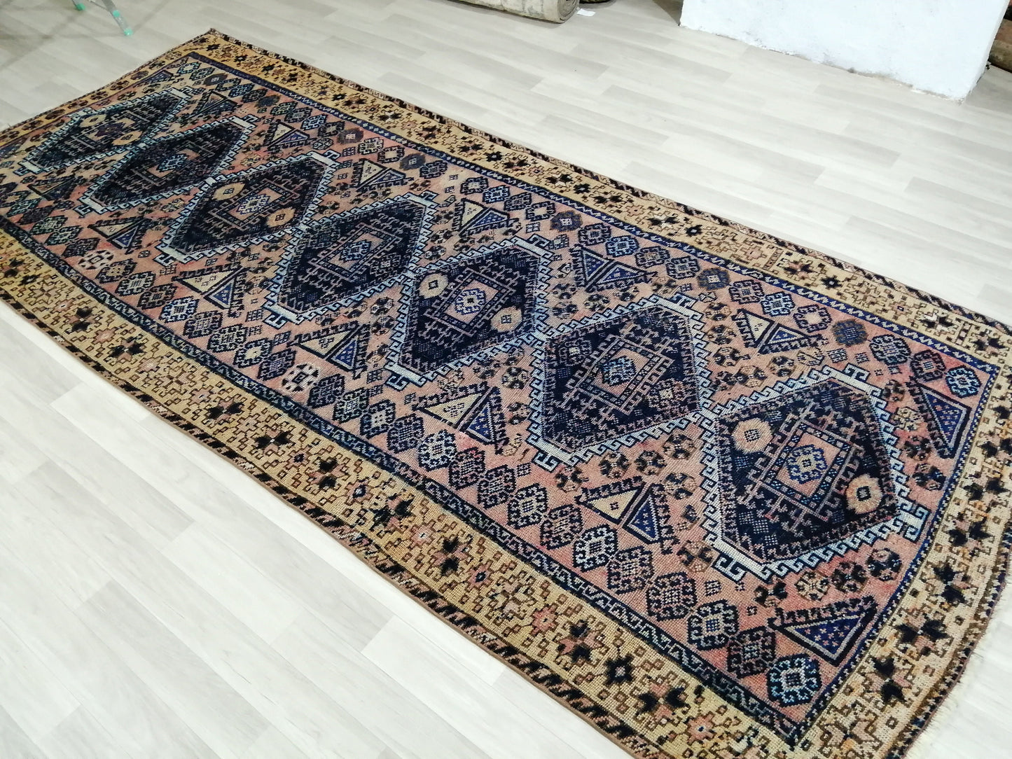 5 x 11.5 Kurdish Runner Rugs, Hand Made Rug Oushak Rug, Rustic Rug Persian Rug, Rug Runner Turkish Rug Hand Knotted Vintage Rug, Wool rug