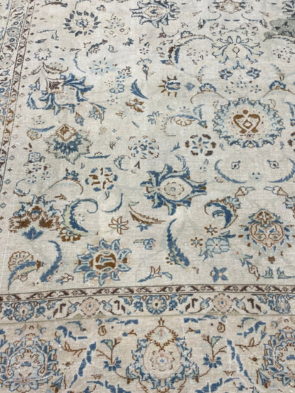 Large Persian RUG 7.6 x 11 Handmade Rug Vintage Turkish Rug Vintage Rug Muted Wool Oushak Rug Hand Made Rugs Art Rug