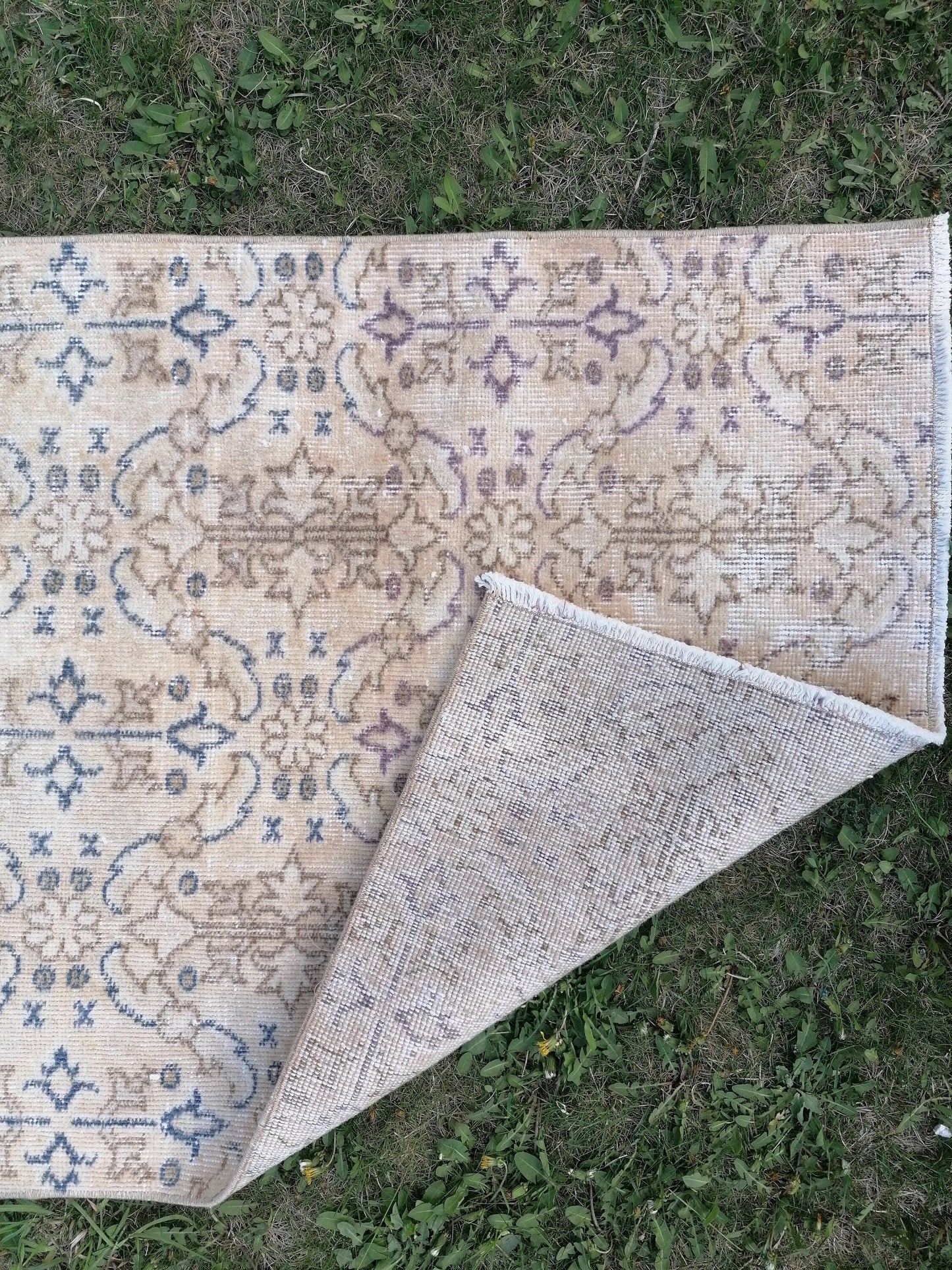 Turkısh rug vıntage rug, vıntage turkısh rug, hand made rug,wool rug 2'8x6 feet