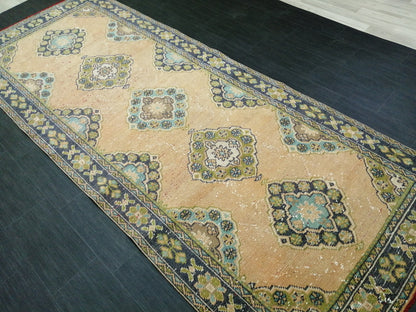 11.3 x 4.5 Large Rugs, Handmade Rug, Oushak Rug, Rustic Rug, Bohemian Rug, Qualty Runner, Turkish Rug, Farmhouse Rug, Vintage Rug, Wool rug