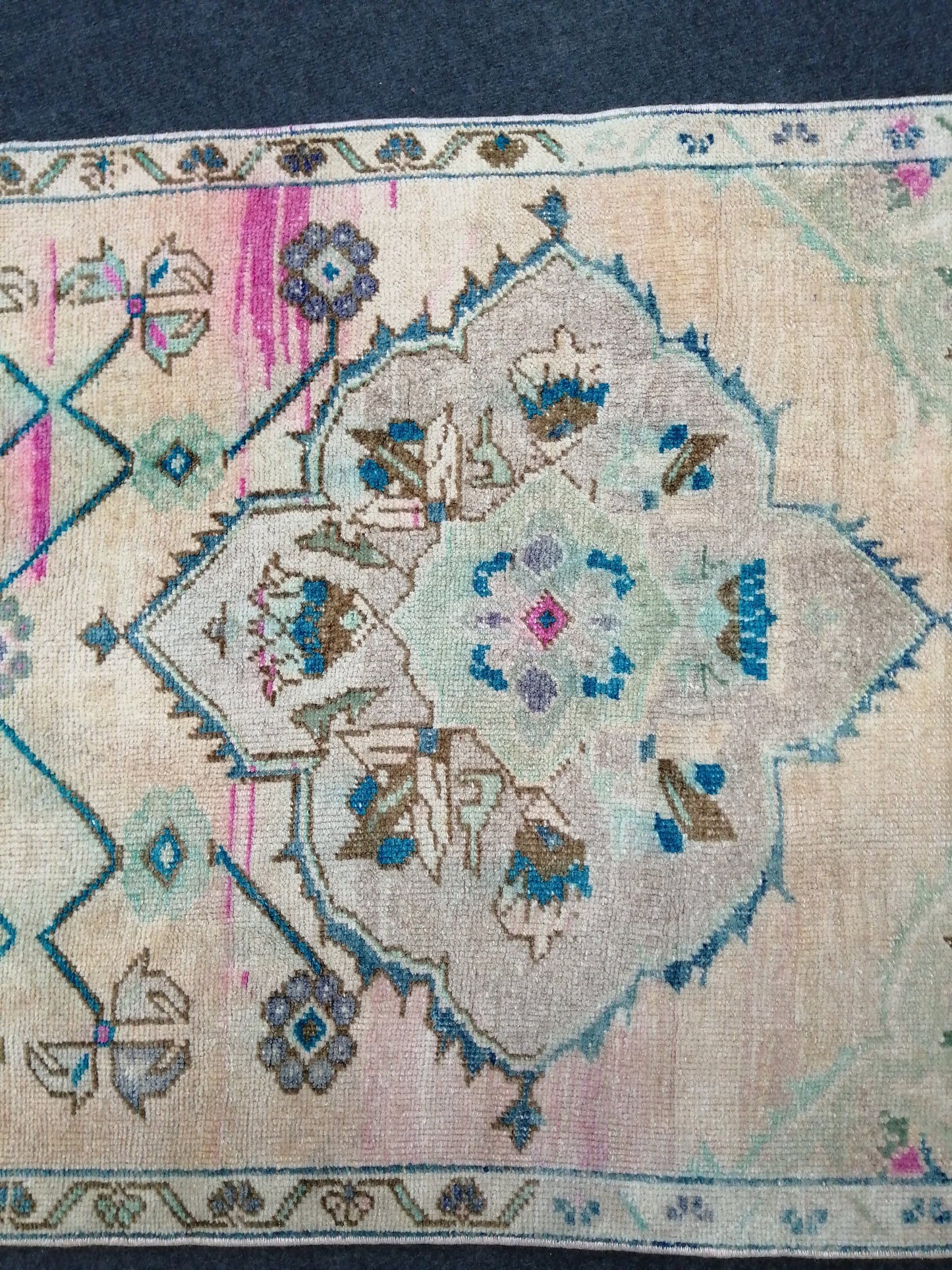 10.8 x 3 Oushak Runner Rug Turkish Runner Rug Vintage Runner Rug Hallway Runner Rug Kitchen Runner Rug Oriental Runner Rug Wool Oushak Rug