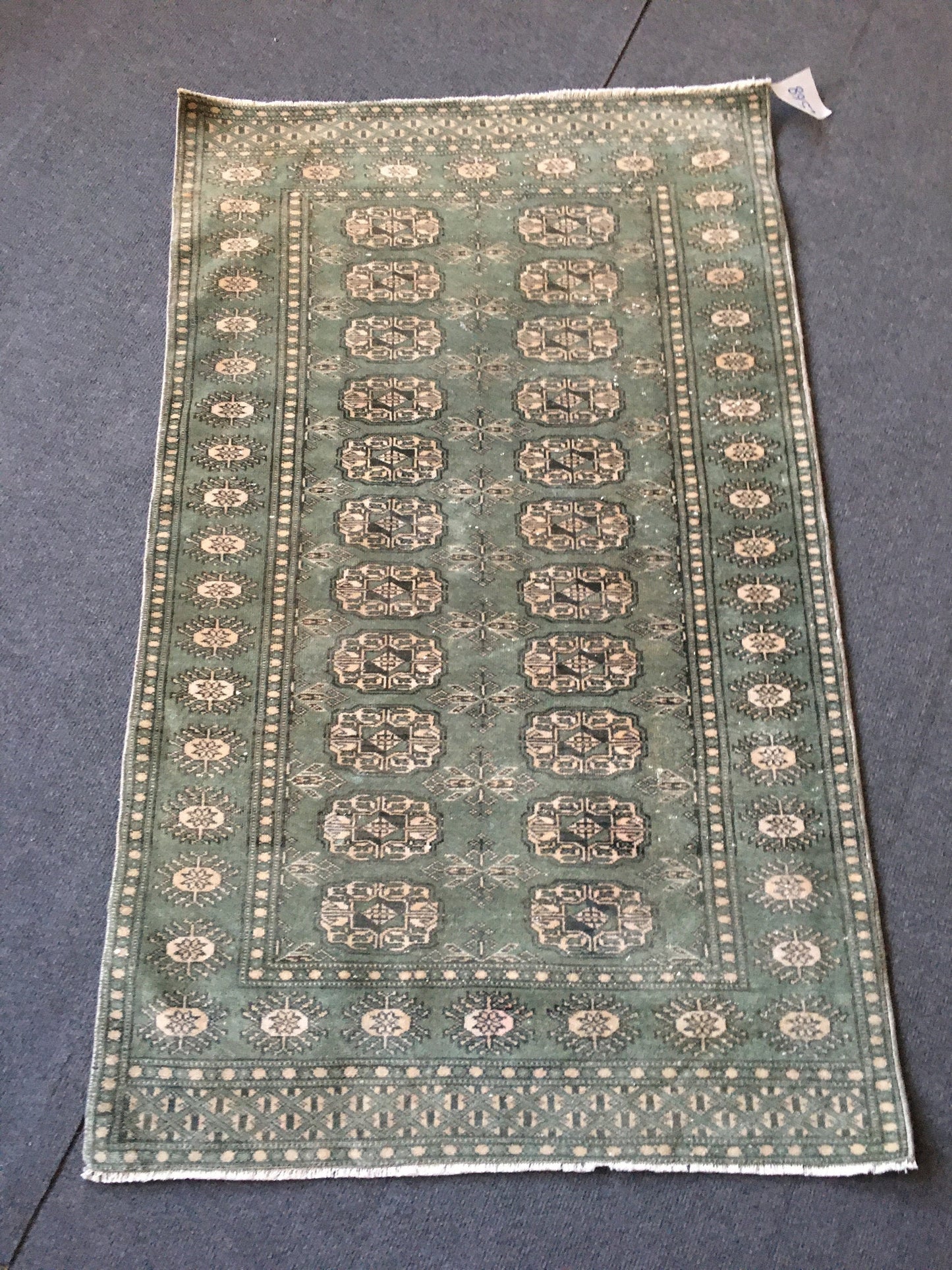 2.5x4 feet green turkish bedroom rug, vintage handmade small bedroom rug, mini door mat rug, small kitchen wool rug, bohemian pink small rug