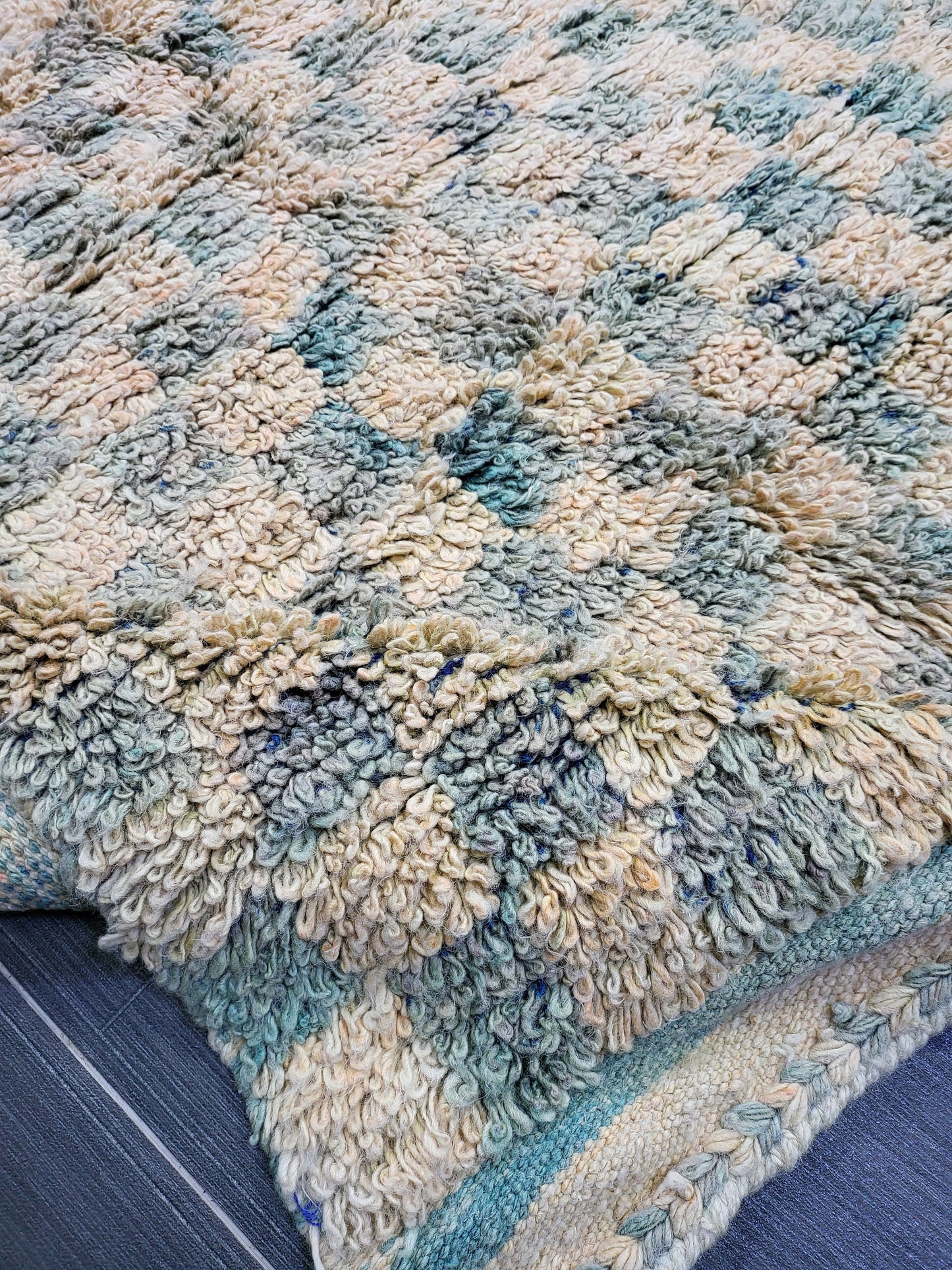 Antique Rug, High Wool Pile Rug, 3.8 x 5.10  Plush Rug,Handmade Rug,Shaggy Hand Knotted Rug,One Of A Kind Rug, Nomad Rug, Rear Rug