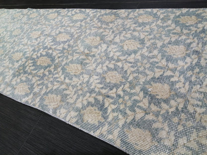 Floral Oushak Runner Rug 10.3 x 2 Turkish Runner Rug Vintage Runner Rug Hallway Runner Rug Kitchen Runner Rug Wool runner vintageturkish_rug