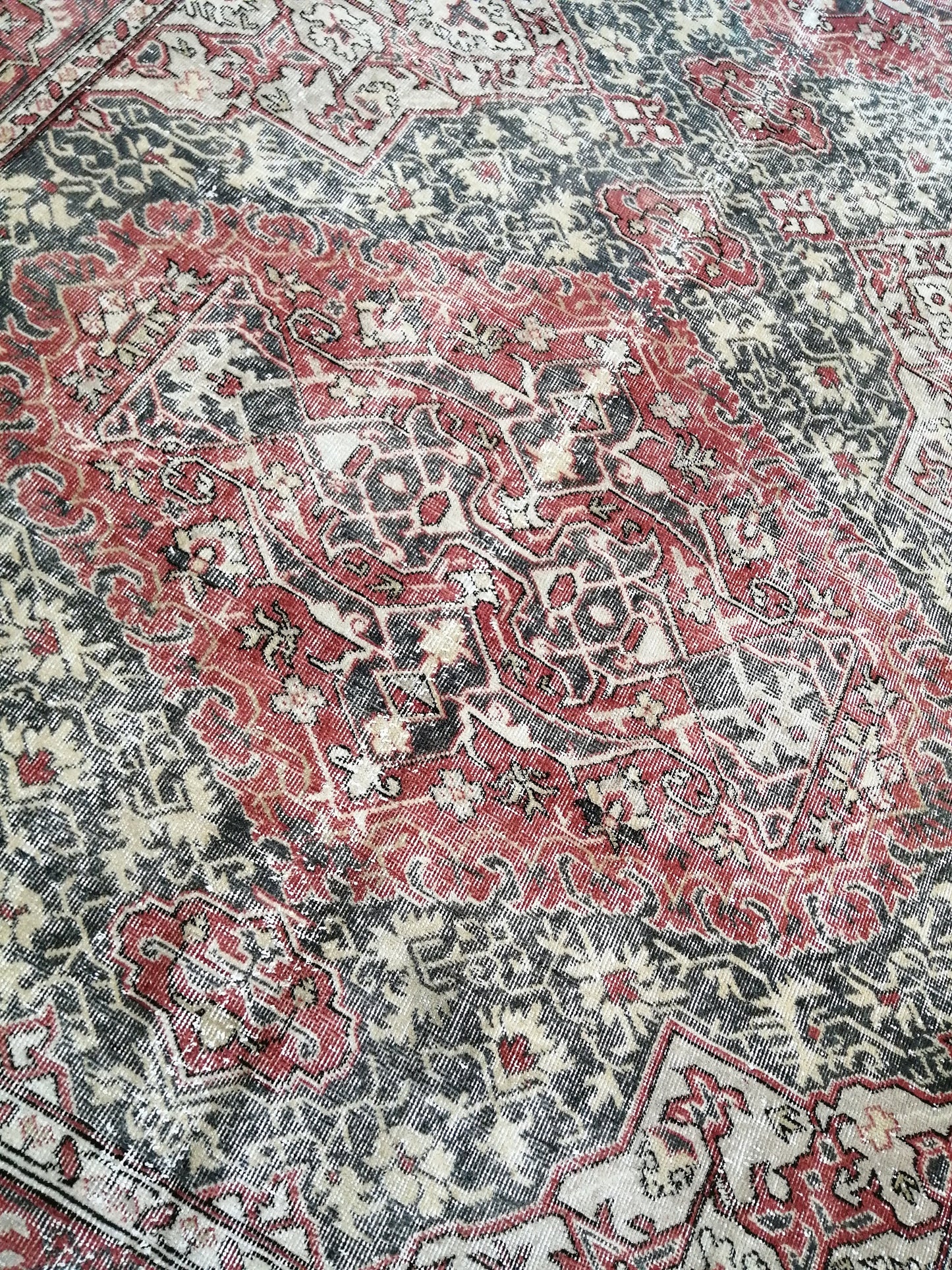 6.2 x 11 Persian RUG Oriental Rug Oushak Rug Vintage Oushak 6x11 Rug Vintage Quality Rug Wool Oushak Rug Hand Made Rug Vintage Turkish Rug