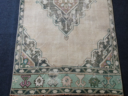 11 x 3.5 Oushak Runner Rug Turkish Runner Rug Vintage Runner Rug Hallway Runner Rug Kitchen Runner Rug Wool Runner Rug Oriental Runner Rug