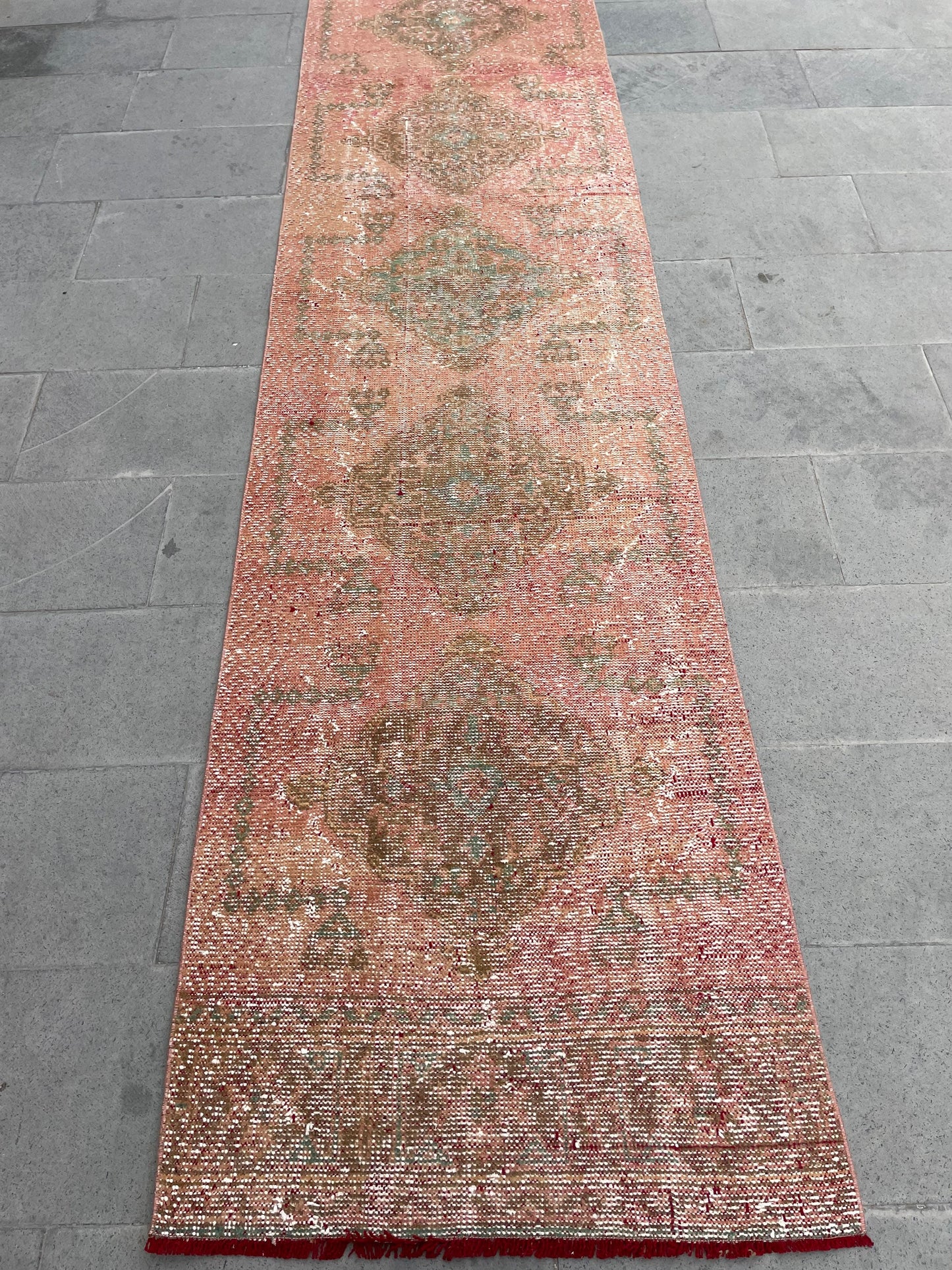 Distressed Vintage Runner Extra Long Turkish Runner 2.7 x 19.7  Stair Runner Rug Vintage Runner XL Oriental Runner Staircase Handmade Runner