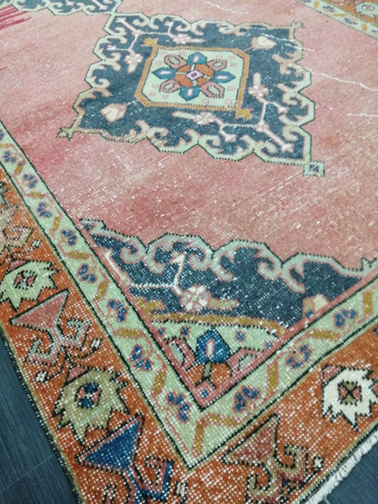 10 X 4.4. Oushak Runner Rug Turkish Runner Rug Vintage Runner Rug Hallway Runner Rug Kitchen Runner Rug Wool Runner Rug Wool Oushak Rug