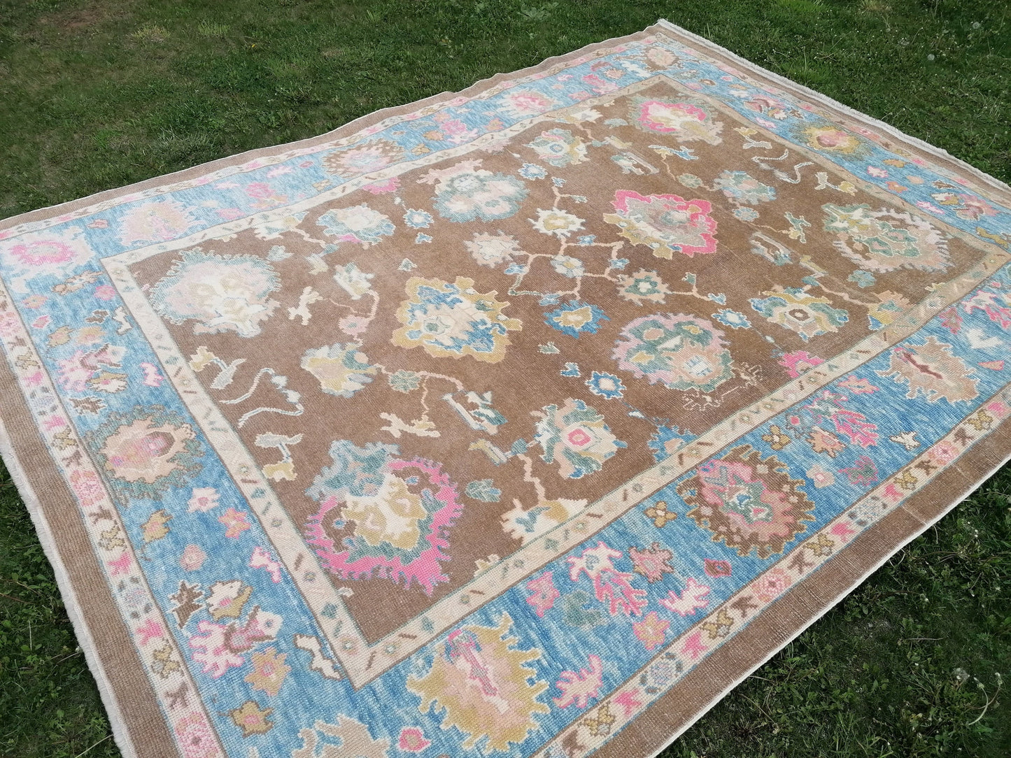 9.2 x 12.2 Large turkish oushak rug - new oushak rug, large living room rug hand knotted rug