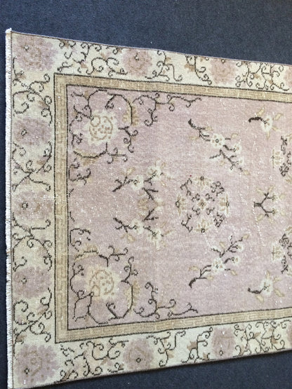 Turkish Rug, Oushak Rug, Rustic Oushak Rug, Wool Oushak Rug, Oushak Runner Rugs, Farmhouse Rug, Vintage Rug, Minimalist Rug, Hand Made Rug