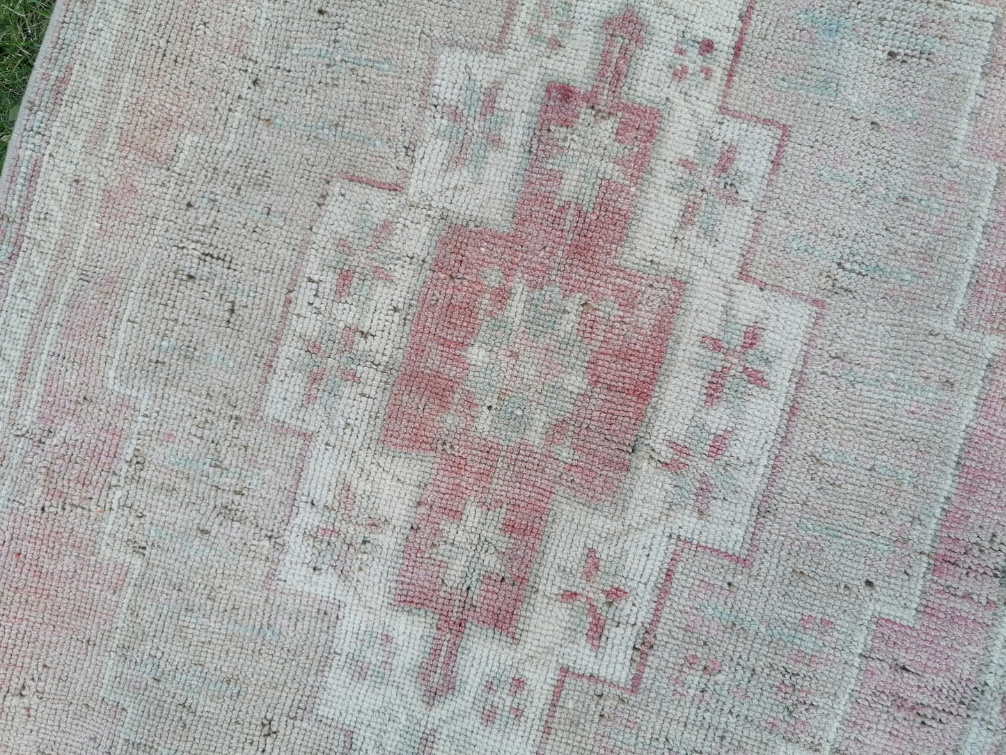 Handmade wool runner rug 2'11x9'9 vintage runner rug, turkish wool runner rug,hallway runner, kitchen runner rug, bohemian rug