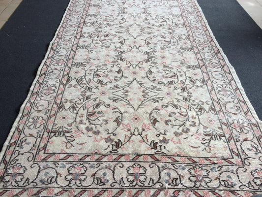 4 x 7 Vintage  Turkish Rugs Muted Vintage Oushak Rugs  Turkish  Rug, Boho Rug, Oushak Rug, Wool Rugs, Shabbychic Rug, Farmhouse Rugs