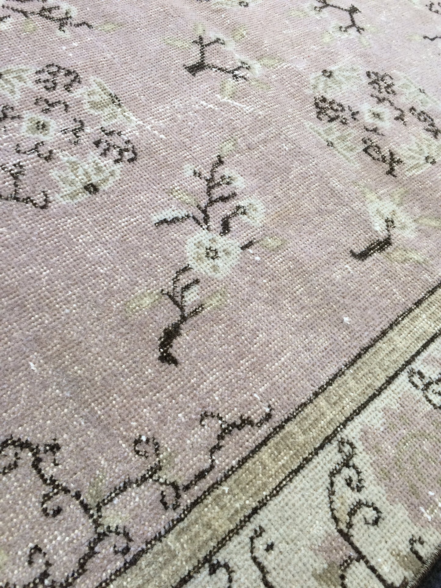 OUSHAK RUG TURKISH Oushak Rug Vintage Rug Vintage Runner Rug Wool Oushak Rug Hand Made Rugs Vintage Turkish Rug