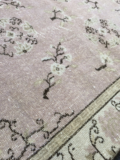 OUSHAK RUG TURKISH Oushak Rug Vintage Rug Vintage Runner Rug Wool Oushak Rug Hand Made Rugs Vintage Turkish Rug