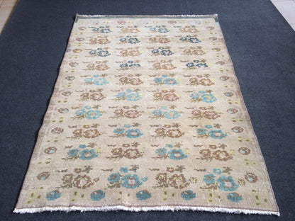 Turkish Rug, Vintage Oushak Rug, Oushak Rug, Wool Oushak Rug, Oushak Runner Rugs, Farmhouse Rug, Vintage Rug, Minimalist Rug, Hand Made Rug