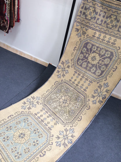 2 8 x 12 Oushak Runner Rug Turkish Runner Rug Vintage Runner Rug Hallway Runner Rug Kitchen Runner Rug Wool Runner Rug Wool Oushak Rug