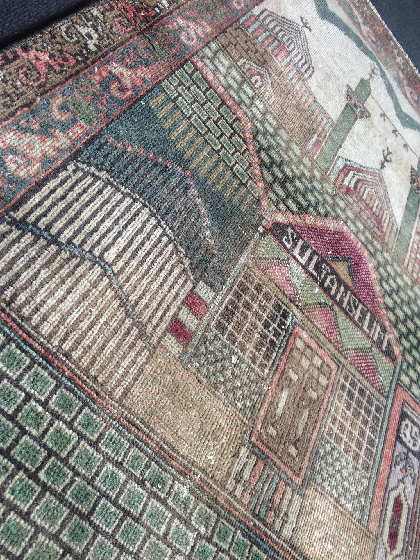 Rugs, Tapestry  Rug, Konya Mevlana Rug, Rumi  Rug, Bohemian Rug, Rug Runner, Turkish Rug, Farmhouse Rug, Vintage Rug, Wool rug