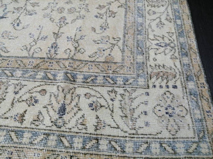 Muted Vintage Rug 6.6 x 10.4 Neutral Antique Rug Vintage Turkish  Rug Wool Oriental Rug Muted Persian Hand Made Rugs Vintage Turkish Rug